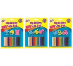 Modelling Clay Set With Tools 15 Pieces