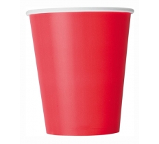 8 Pack Ruby Red 9oz Cups