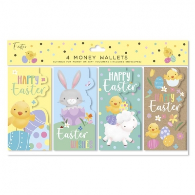 Easter Cute Money Wallets 4pack