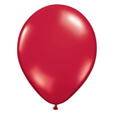 11" Qualatex Ruby Red Latex Balloons 100 Pack