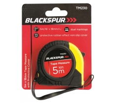 BLACKSPUR 5m x 19mm TAPE MEASURE WITH PROTECTIVE COVER