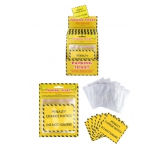 Prankster Joke Parking Ticket Set Of 6