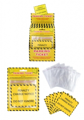 Prankster Joke Parking Ticket Set Of 6