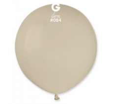 Gemar 19" Pack Of 25 Latex Balloons Latte #084
