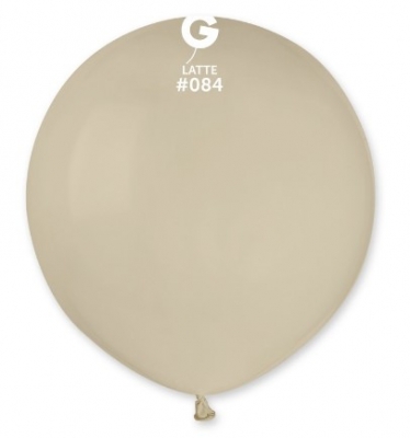 Gemar 19" Pack Of 25 Latex Balloons Latte #084