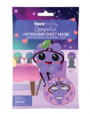 Face Facts Printed Sheet Mask Apple of My Eye & Grapeful