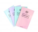 Silvine Matt Laminated Pastel Memo Book 159mm X 95mm 72 Page