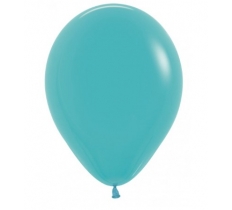 Sempertex 12" Fashion Caribbean Blue Latex Balloons 12 Pack