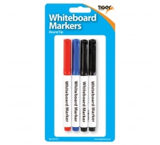 Tiger Slim Whiteboard Markers 4 Pack