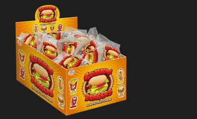 24 X Gummy Burger Sweets