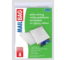 County Mail Bag Extra Large ( 420mm X 500mm ) 4 Pack