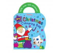 CHRITSMAS COLOURING AND STICKER BAG BOOK