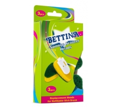 Bettina 3pc Refills Green Sponge