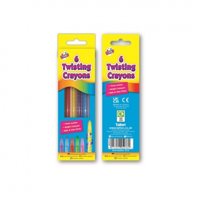 Tallon 6 Twist Action Crayons