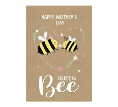 Mothers Day Queen Bee Poppet Card