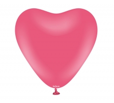 Kalisan Heart 12" Standard Fuchsia - 25ct