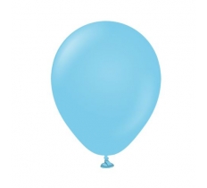 Kalisan 5" Standard Baby Blue Latex Balloons 100 Pack