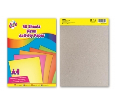 40 Sheets A4 Fluorescent Pad