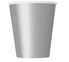 8 Pack Silver 9oz Cups