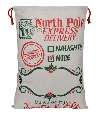 Christmas North Pole Express Delivery Santa Sack 75 x 45cm