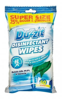 Duzzit Disinfectant Wipes 50Pack