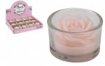 Mother's Day Scented Rose Candle In Glass