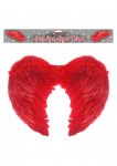 Adult Red Angel Feather Wings (44cm x 34cm)