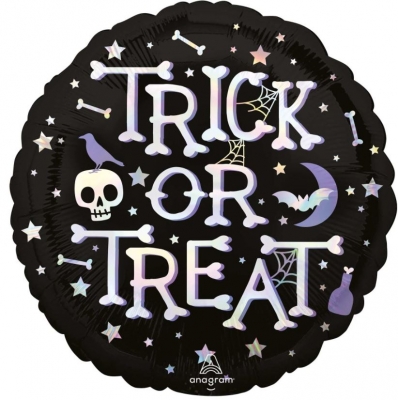 Irridescent Trick Or Treat 18" Balloon