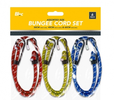 Bungee Cord Set 6Pcs