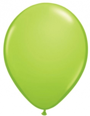 Qualatex 5" Round Lime Green Latex Balloons 100 Pack