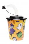 3D Cup With Straw And Lids Halloween