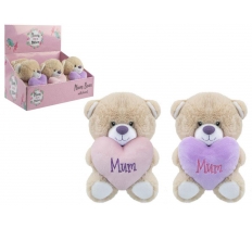 MUM BEAR WITH HEART 6"