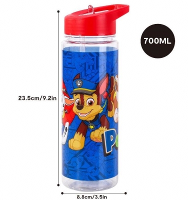 Paw Patrol Drinking Bottle with Straw 650ml