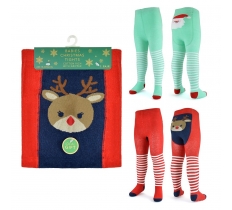 Christmas Babies Bum Design Tights