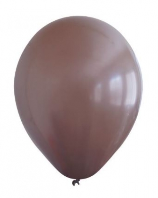 Kalisan 5" Standard Chocolate Brown Latex Balloon 100 Pack