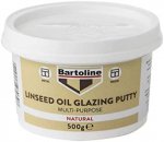 Bartoline 500G Tub Multi Purpose Linseed Oil Putty