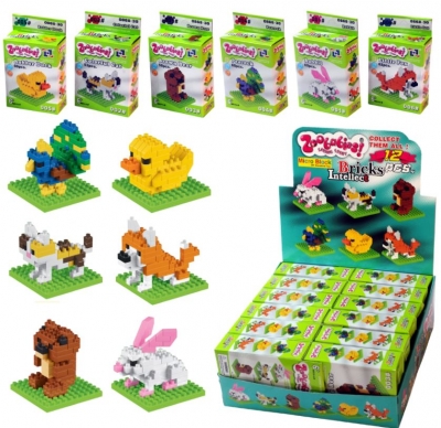 Animal Mini Brick Kits 14X8.5cm