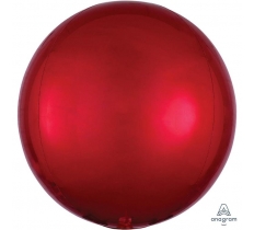 Orbz Red Foil 16" Balloon