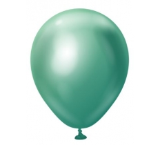 Kalisan 5" Standard Mirror Green Latex Balloon 100 Pack