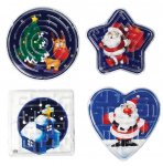 Assorted Christmas 6cm Maze Puzzle x 108 ( 14p Each )