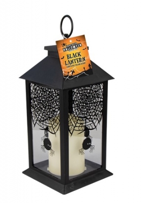 Black Halloween Lantern 34cm