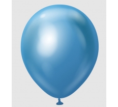 Kalisan 18" Mirror Blue Balloon 25 Pack