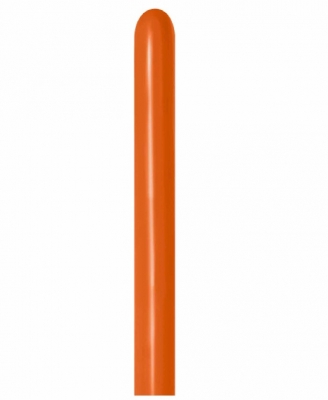 Sempertex Solid Sunset Orange Latex Balloons 100 Pack