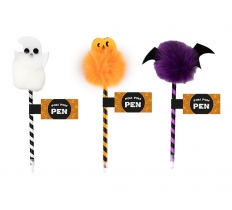 Halloween Pom Pom Pen With Display Box