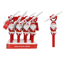 Light Up Santa Spinner Wand