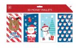 Christmas Money Wallets - 4 Pack