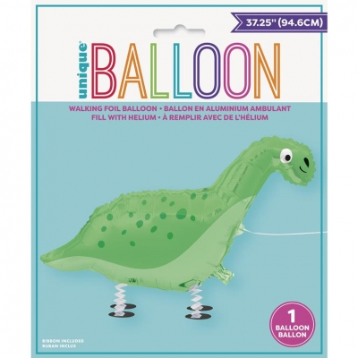 Walking Pet Dinosaur Foil Balloon