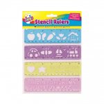 4 Pack Stencil Ruler