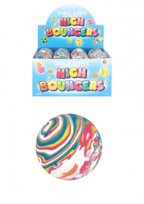 Stripy Bouncy Balls (6.2cm)