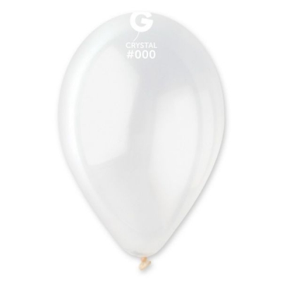 Gemar 13" Pack 50 Latex Balloons Crystal #000